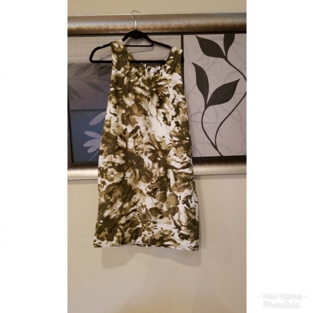 Green Short Casual Dress Size: 16 (XL, Plus 0x)